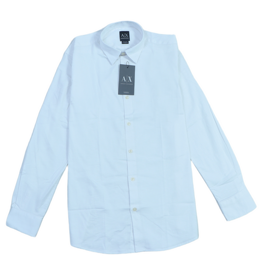 ARMANI EXCHANGE Serene Opal Tailored Fit Long Sleeve Button-Up Shirt