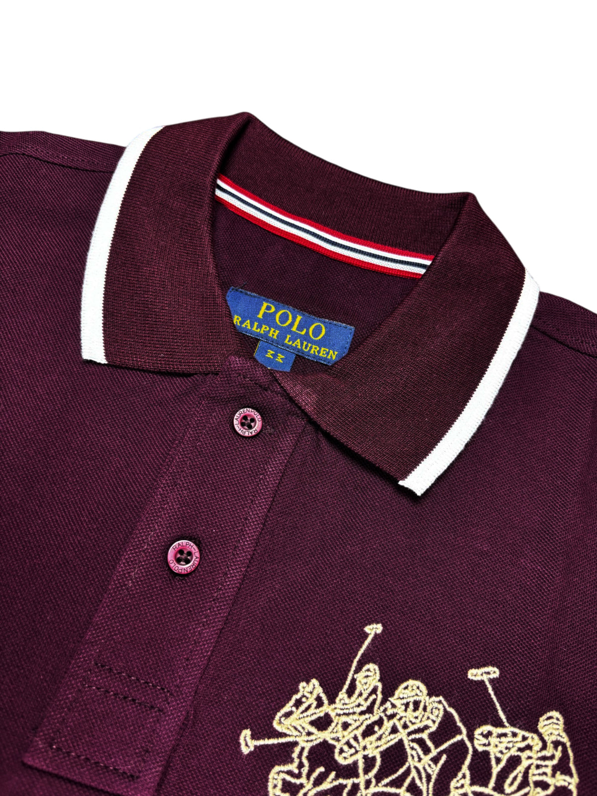 Ralph Lauren Maroon Polo T-Shirt