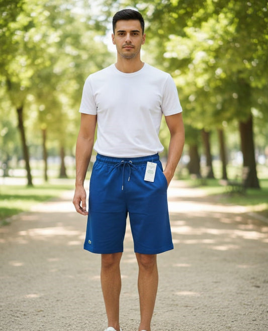 Lacoste Men's Classic Fit Blue Shorts
