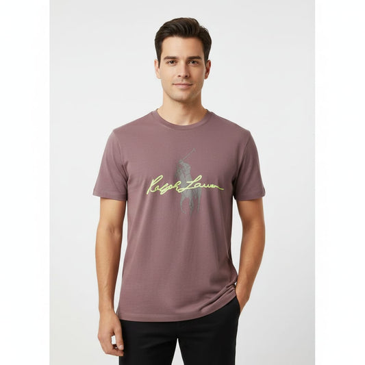 RALPH LAUREN Dusk Amethyst Modern Fit Short Sleeve Tee