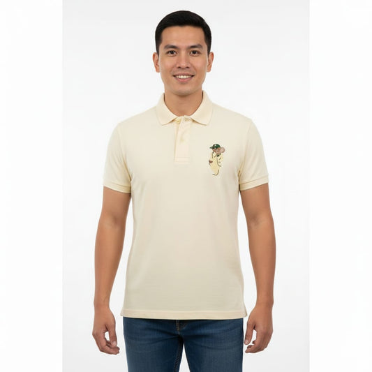 POLO RALPH LAUREN Dreamy Almond Tailored Fit Short Sleeve Piqué Polo Shirt