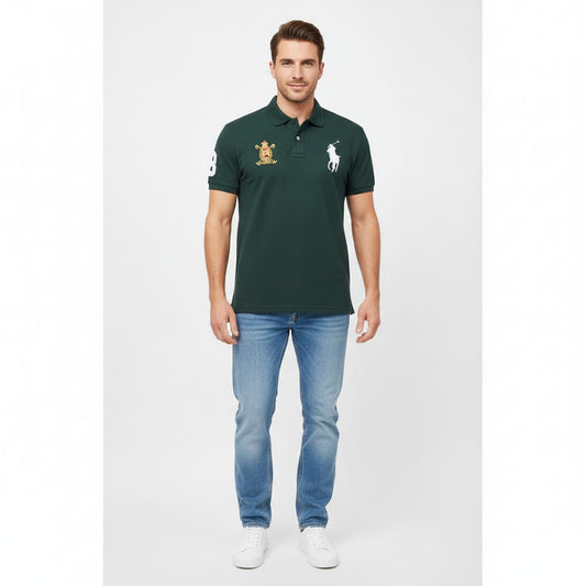 POLO RALPH LAUREN Enchanted Forest Classic Fit Embroidered Logo Polo Shirt