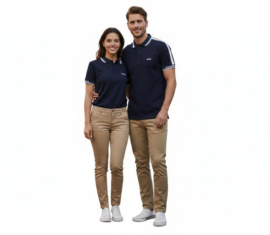 BOSS Sapphire Wave Tailored Fit Short Sleeve Piqué Polo Shirt