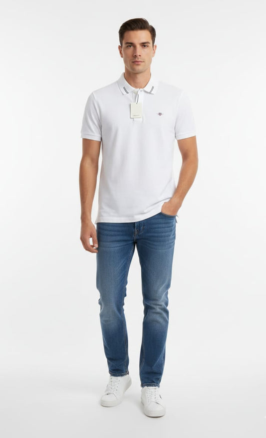 GANT Serene Pearl Classic Fit Short Sleeve Piqué Polo Shirt