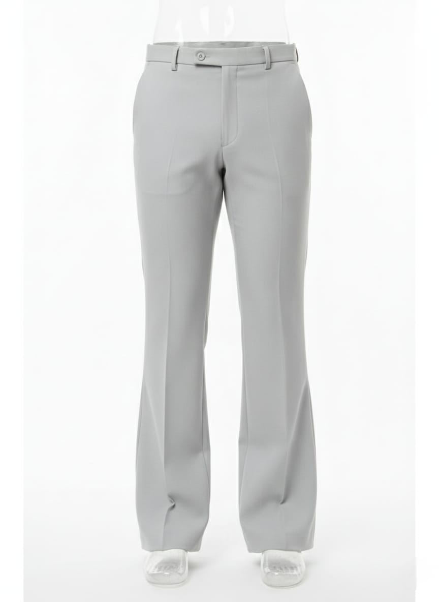 VERSACE Celestial Silver Tailored Fit Bootcut Trousers