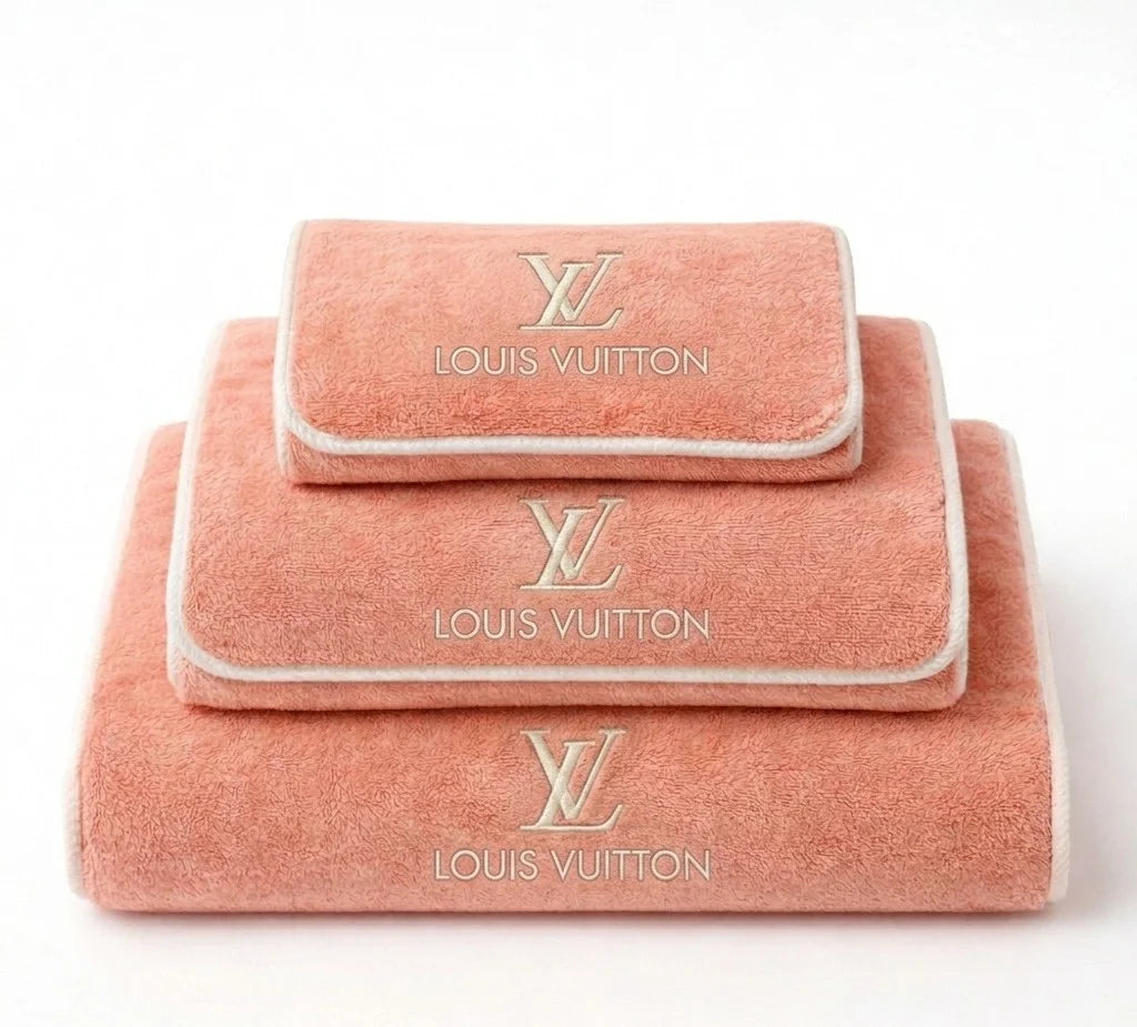 LOUIS VUITTON Luxe Cotton Towel Set - Blush