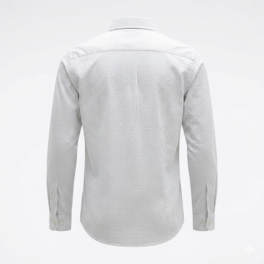 TOMMY HILFIGER Ethereal Ice Regular Fit Long Sleeve Printed Button-Up Shirt