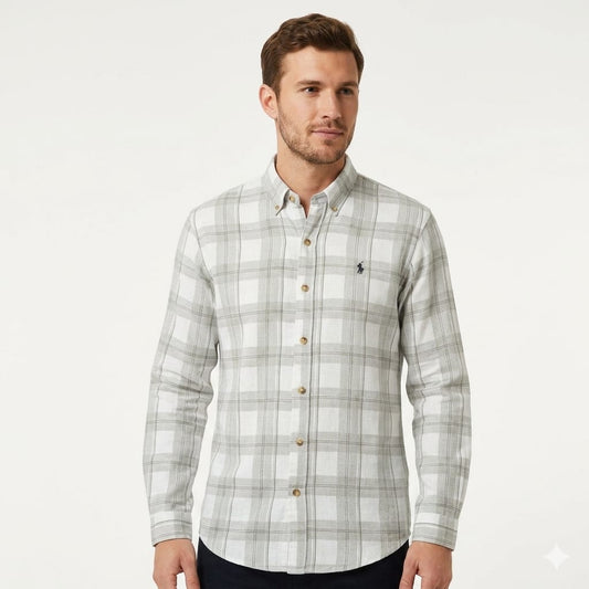 POLO RALPH LAUREN Serene Pebble Classic Fit Plaid Button-Down Shirt