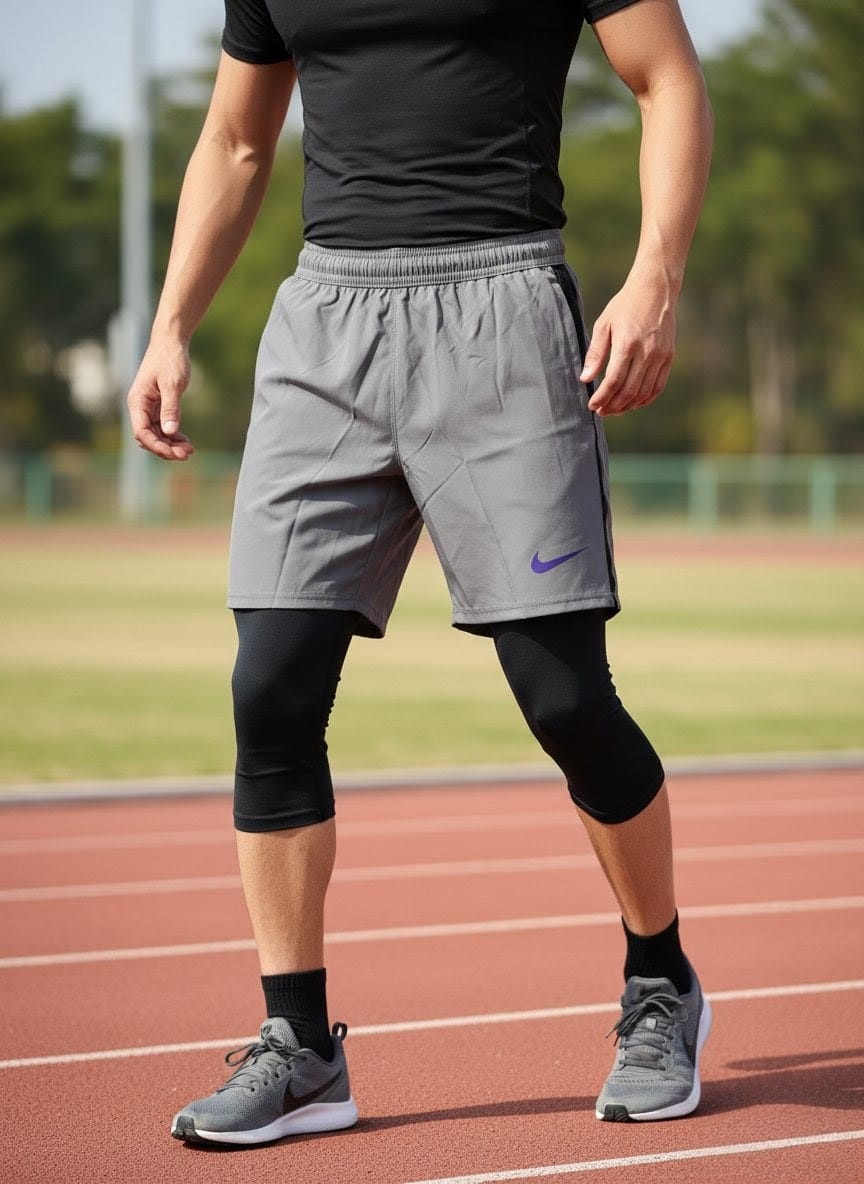 Nike Men's Dri-FIT Training Shorts with Compression Tights