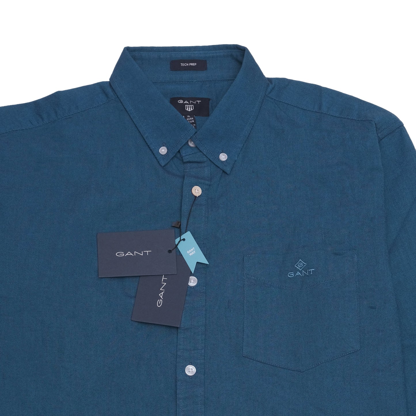 GANT Teal Classic Fit Button-Down Shirt