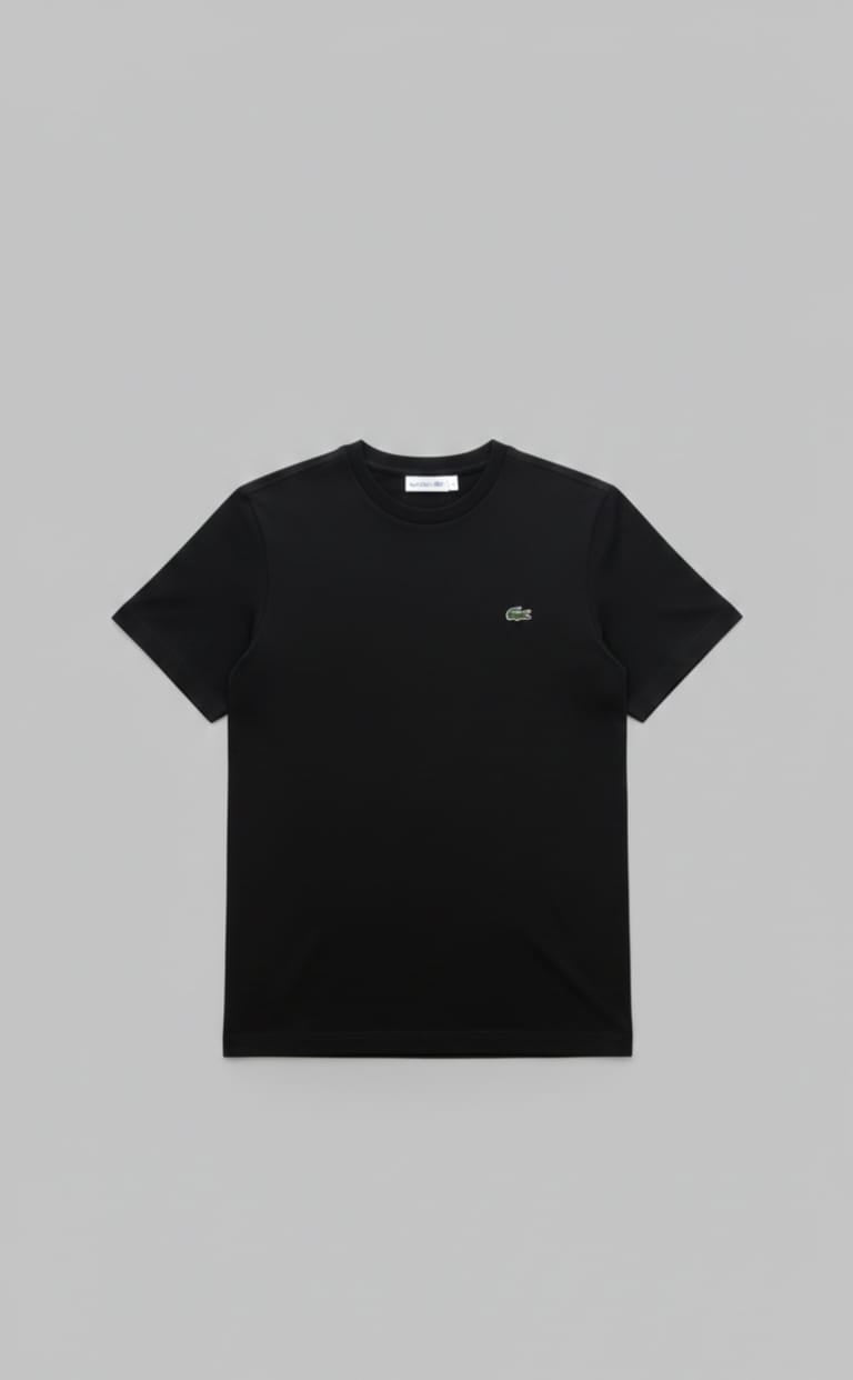 LACOSTE Obsidian Veil Classic Fit Short Sleeve Cotton T-Shirt