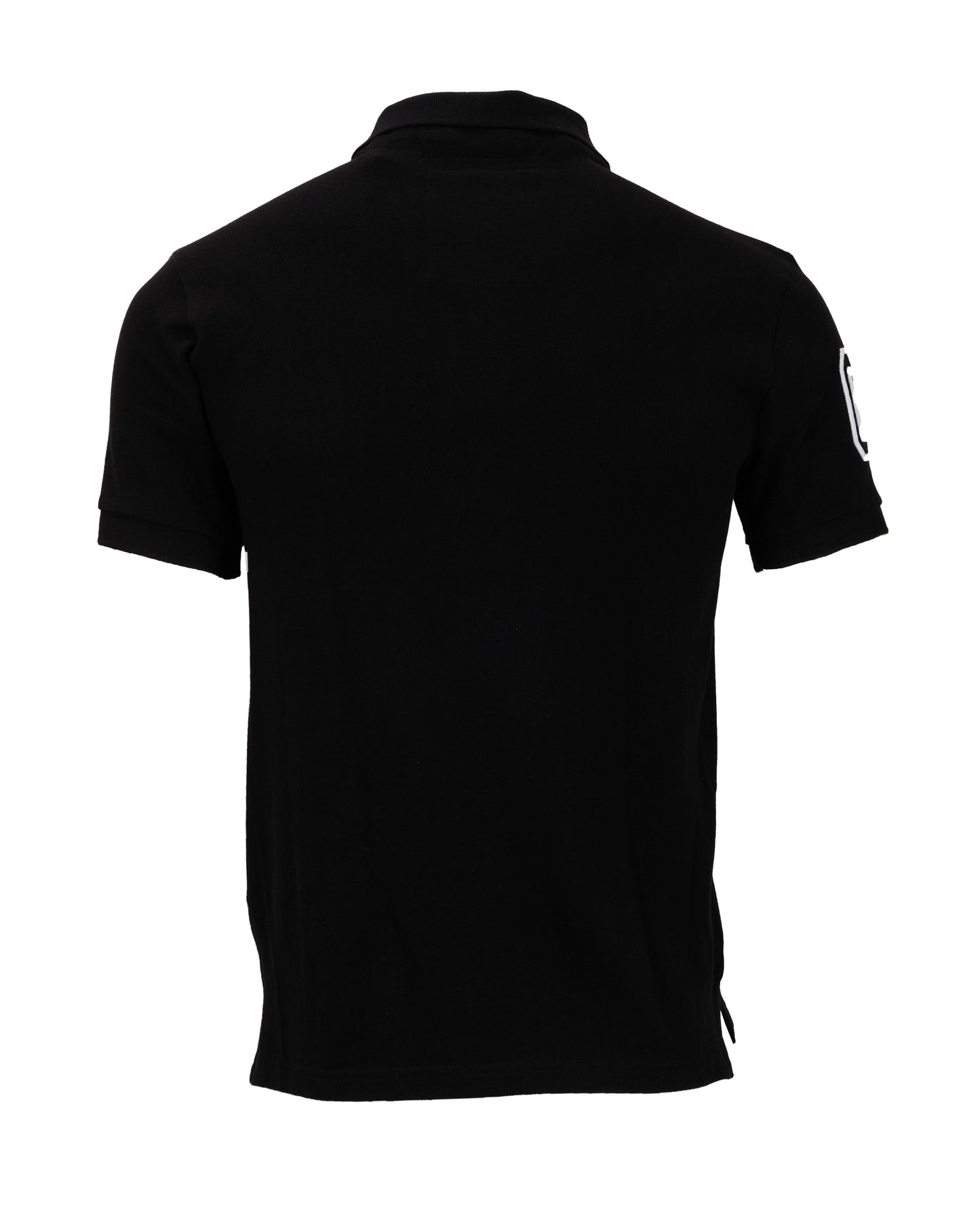 SUPERDRY Black Superstate Ath DPT08 Patch Polo Shirt