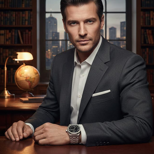 AUDEMARS PIGUET Starlit Onyx Iconic Steel Timepiece (IMPORTED)