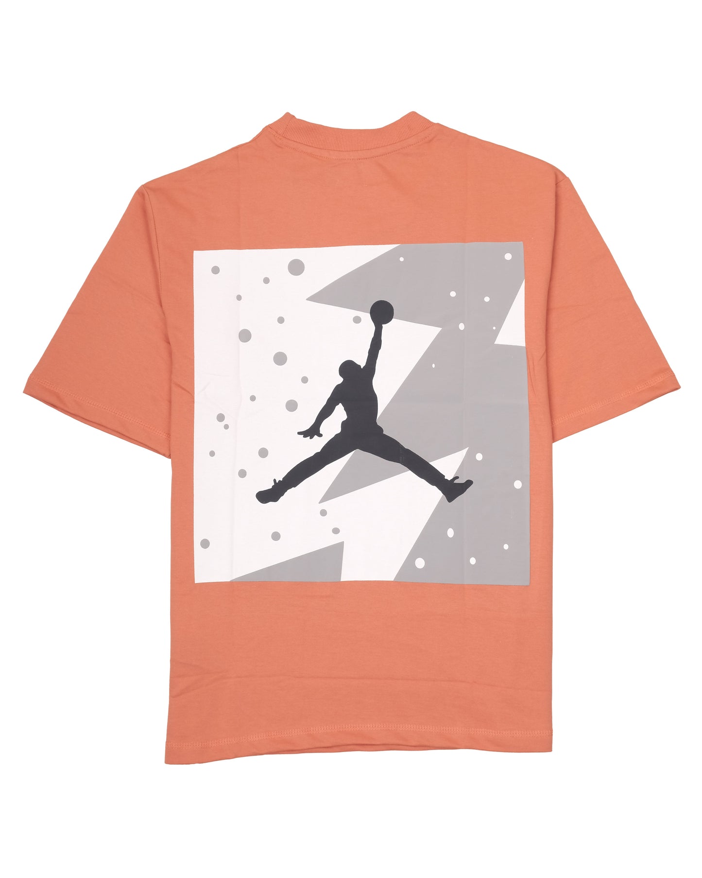 JORDAN Rust Orange Jumpman Graphic Pocket Short Sleeve T-Shirt