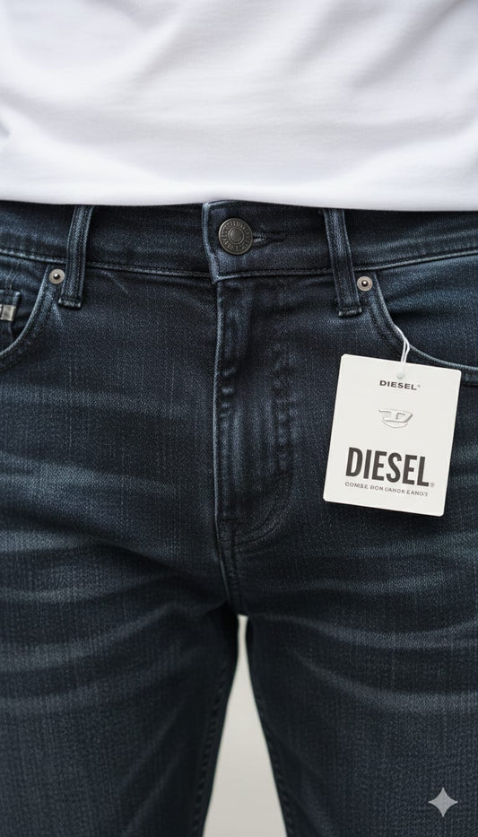 DIESEL Men's Slim Fit Dark Wash Jeans