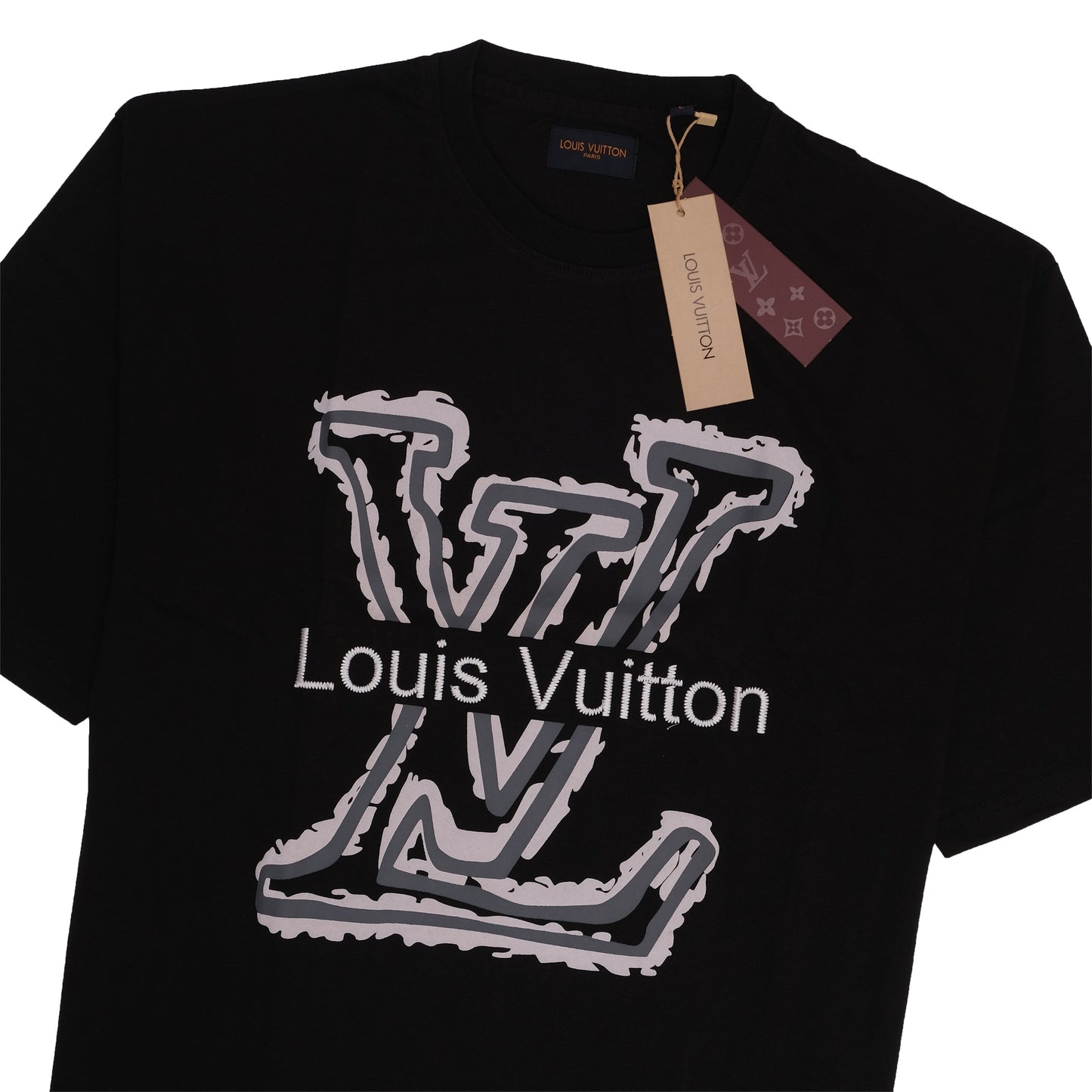 LOUIS VUITTON Black Graphic Logo T-Shirt