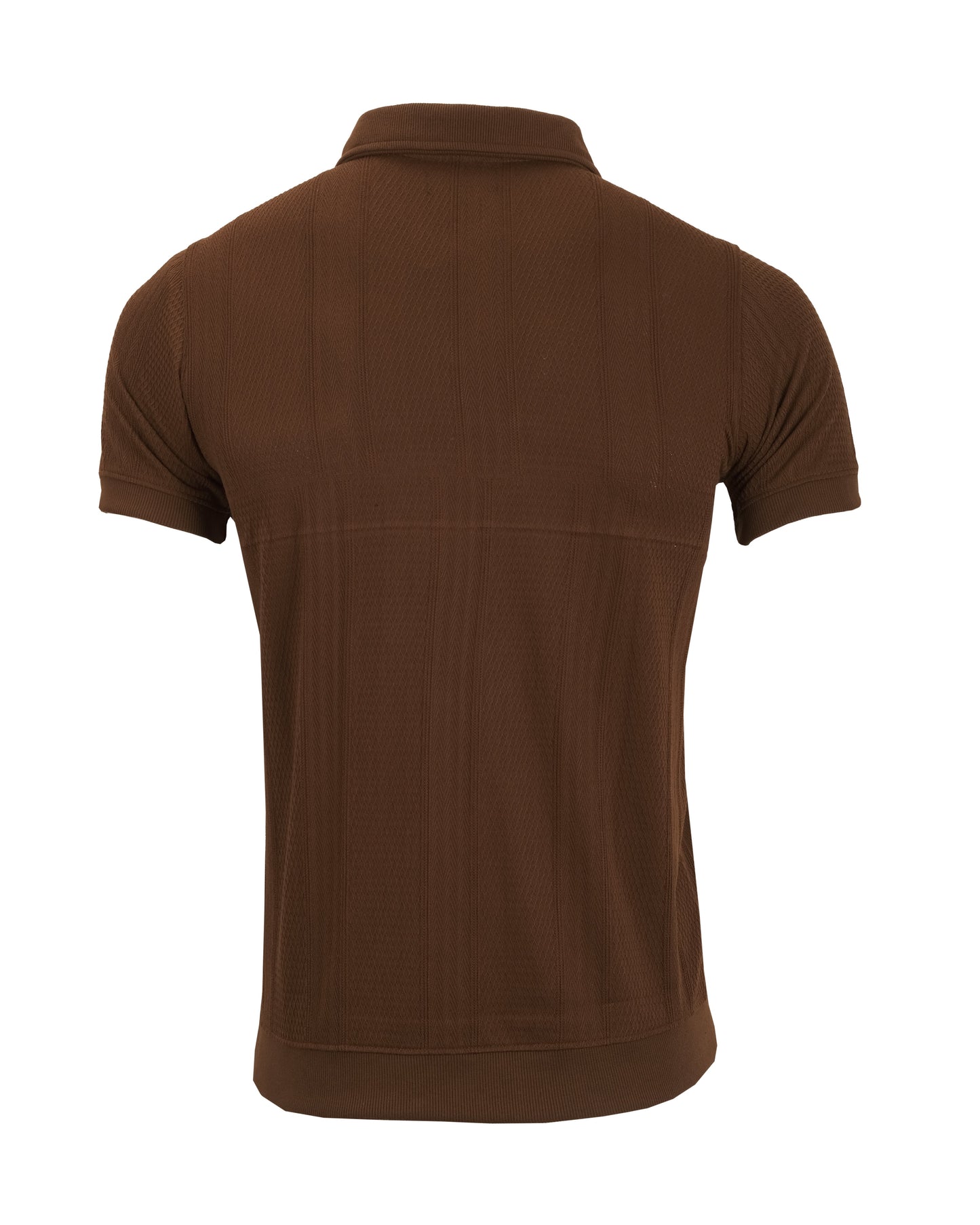 RALPH LAUREN Polo Brown Textured Classic Fit Short Sleeve Shirt