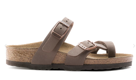 BIRKENSTOCK Tranquil Mocha Luxe Fit Slide Sandals