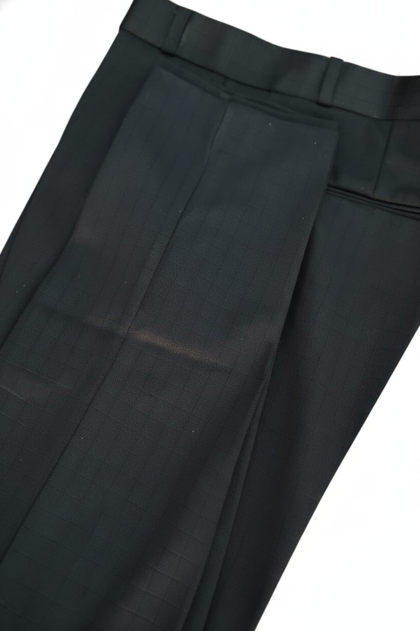Calvin Klein Tailored Black Check Trousers