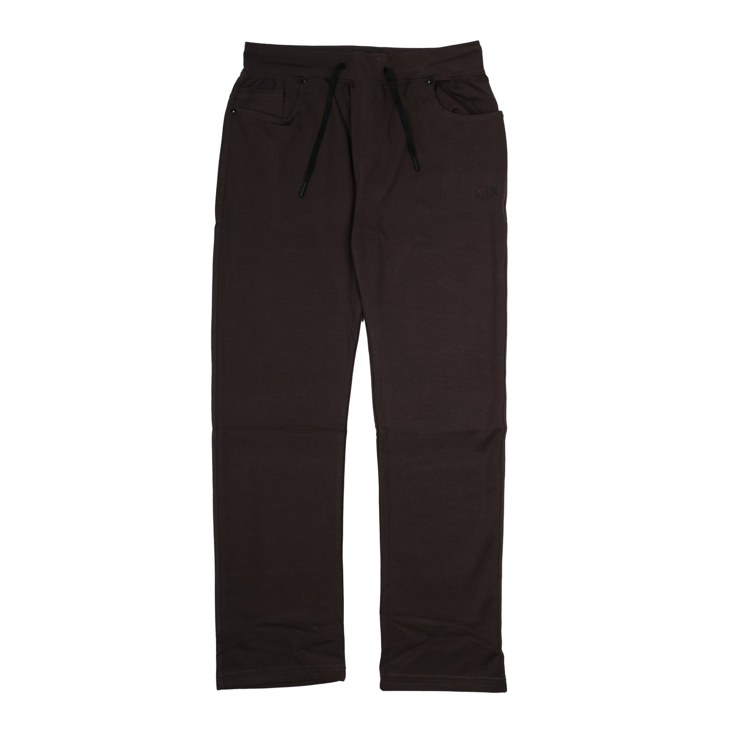 Armani Exchange Black Slim Fit Cotton Jersey Lounge Pants