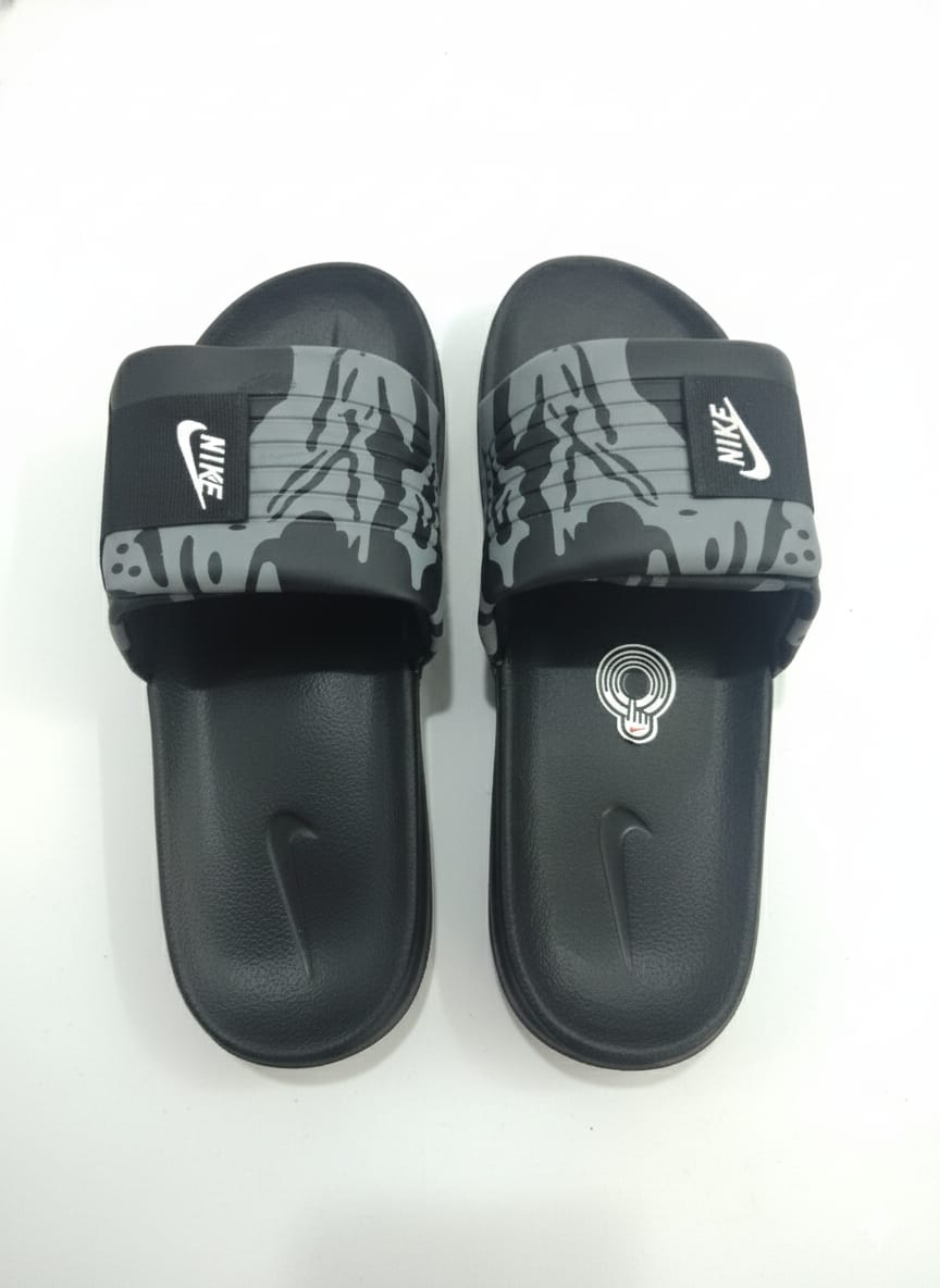 NIKE Obsidian Mist Sleek Fit Camo Slide Sandals