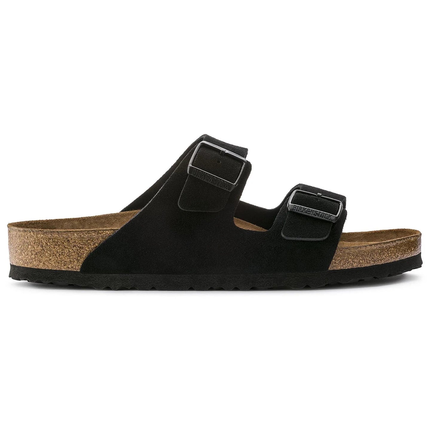 Birkenstock Arizona Soft Footbed Suede Leather Black