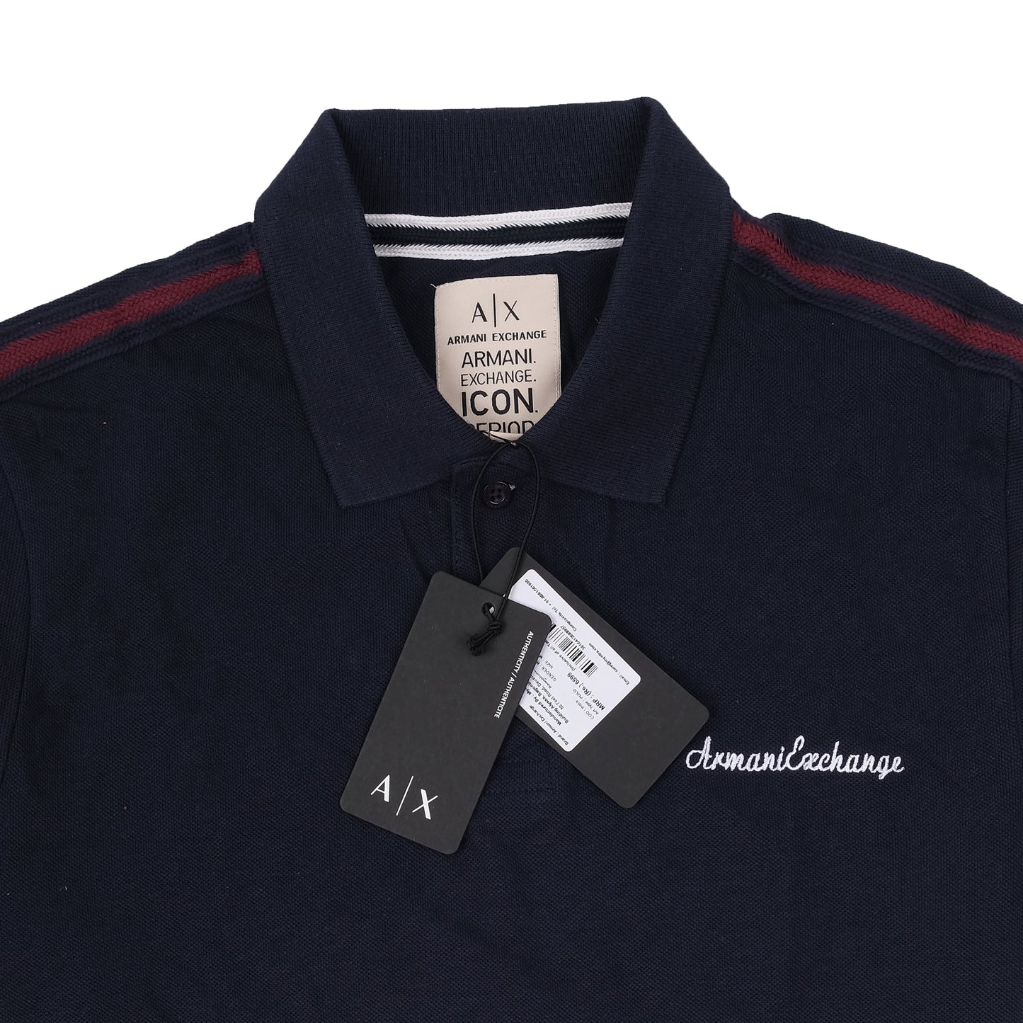 ARMANI EXCHANGE Deep Ocean Slim Fit Polo Shirt