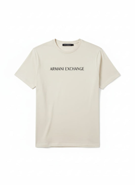 ARMANI EXCHANGE Luminous Sand Tailored Fit Short Sleeve T-Shirt