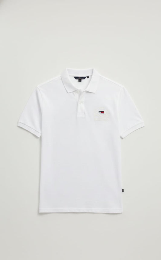 TOMMY HILFIGER Whispering Shell Classic Fit Short Sleeve Piqué Polo Shirt