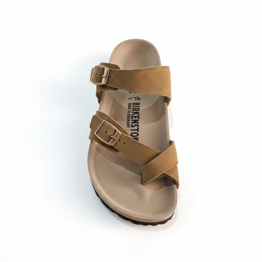 BIRKENSTOCK Sunbeam Amber Luxe Soft Footbed Sandals