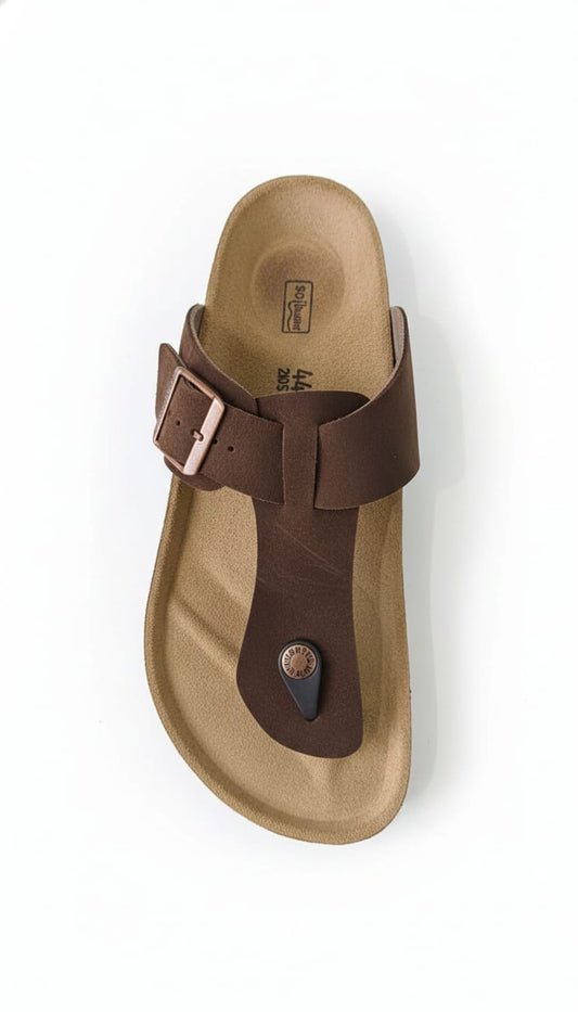 Birkenstock Arizona Soft Footbed Sandals in Dark Brown