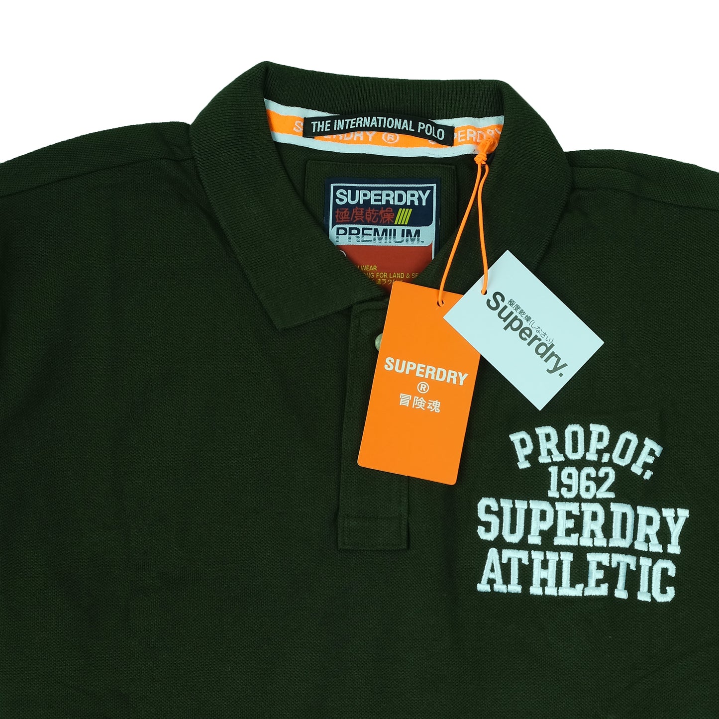 Superdry Olive Green Polo T-shirt