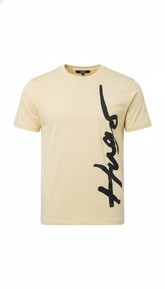 HUGO Solar Citrus Tailored Fit Short Sleeve Tee