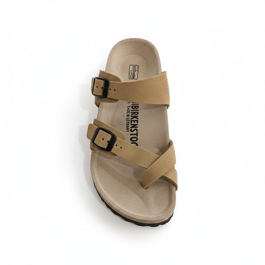 BIRKENSTOCK Golden Honey Luxe Soft Footbed Arizona Sandals