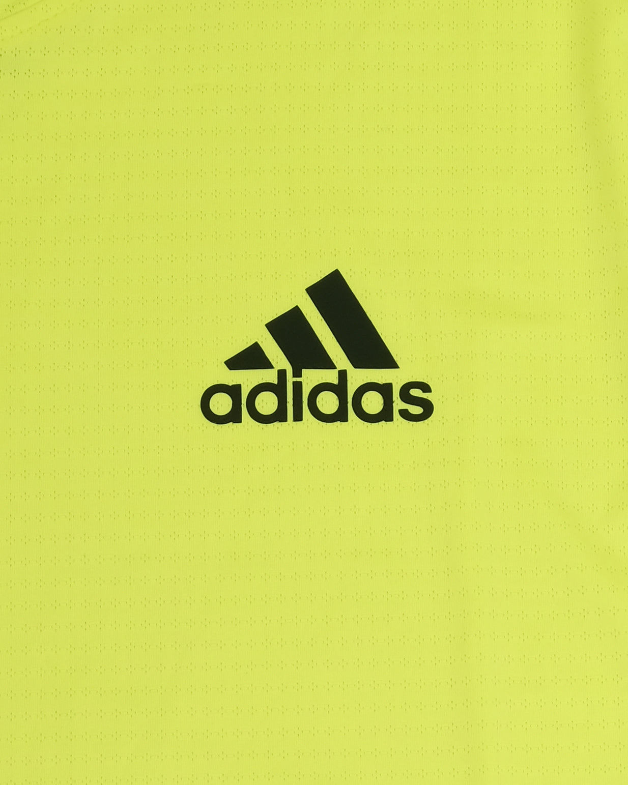 ADIDAS Solar Yellow Essentials Performance Short Sleeve T-shirt