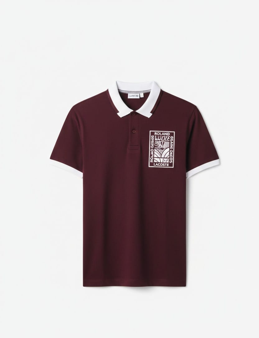 Lacoste Classic Fit Polo Shirt with Graphic Print