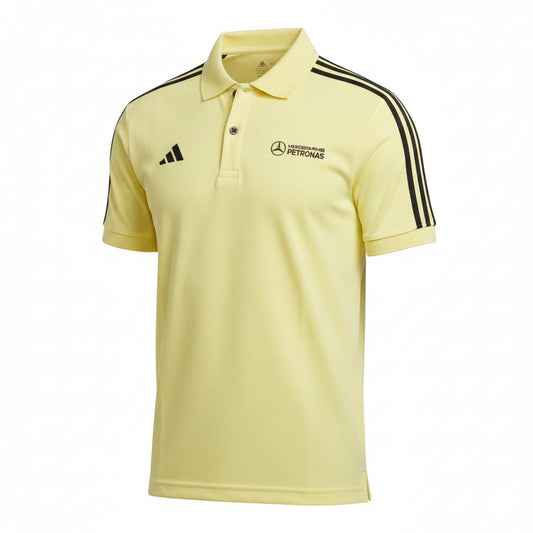 ADIDAS Radiant Citrus Tailored Fit Short Sleeve Piqué Polo Shirt