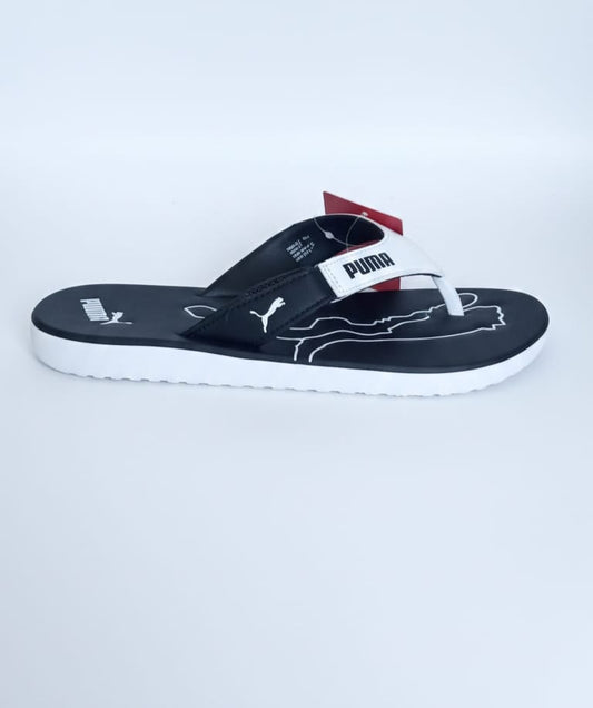 PUMA Luminous Teal Sleek Fit Casual Graphic Flip Flops