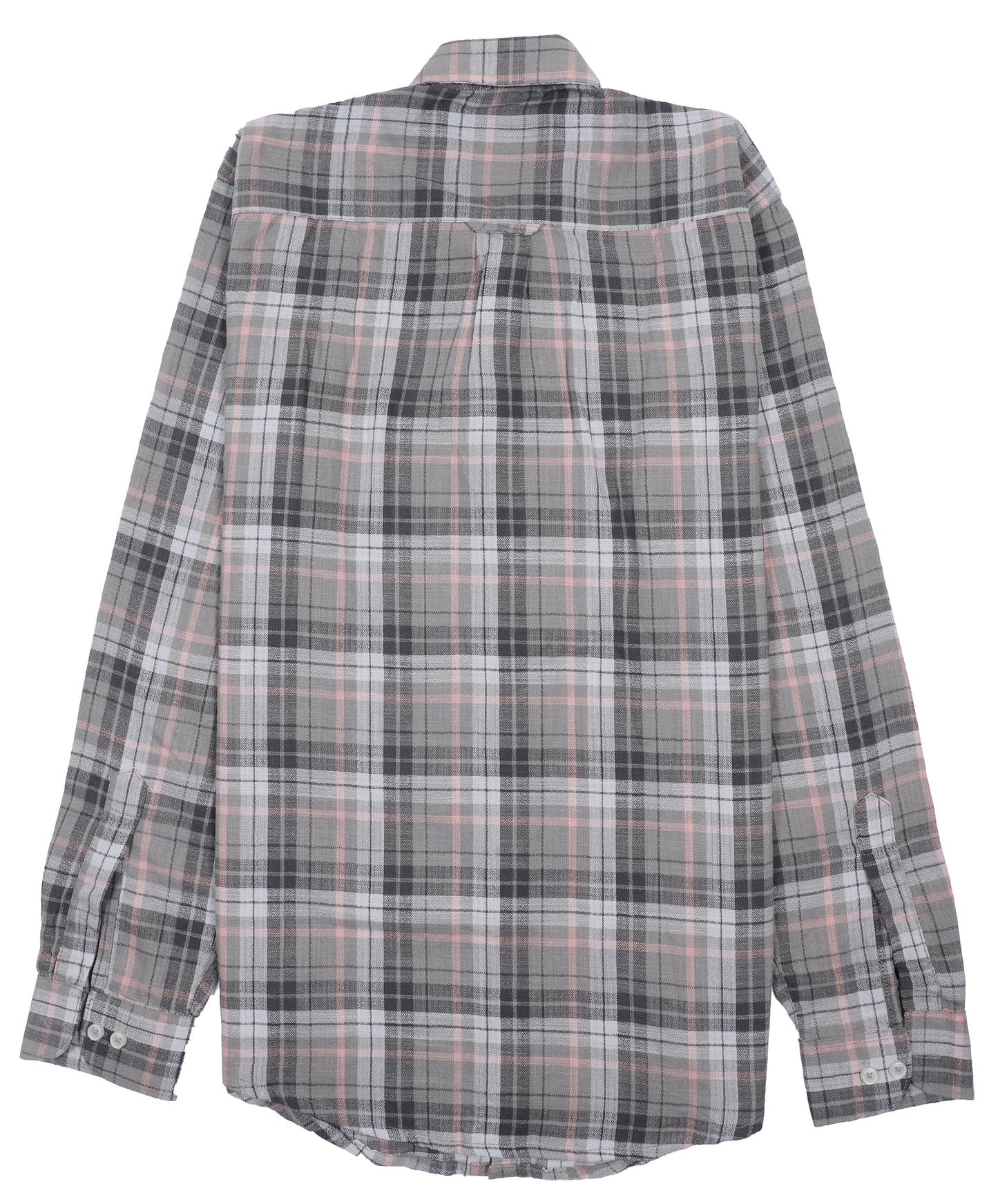 POLO RALPH LAUREN Whispering Blush Custom Fit Long Sleeve Plaid Button-Up Shirt