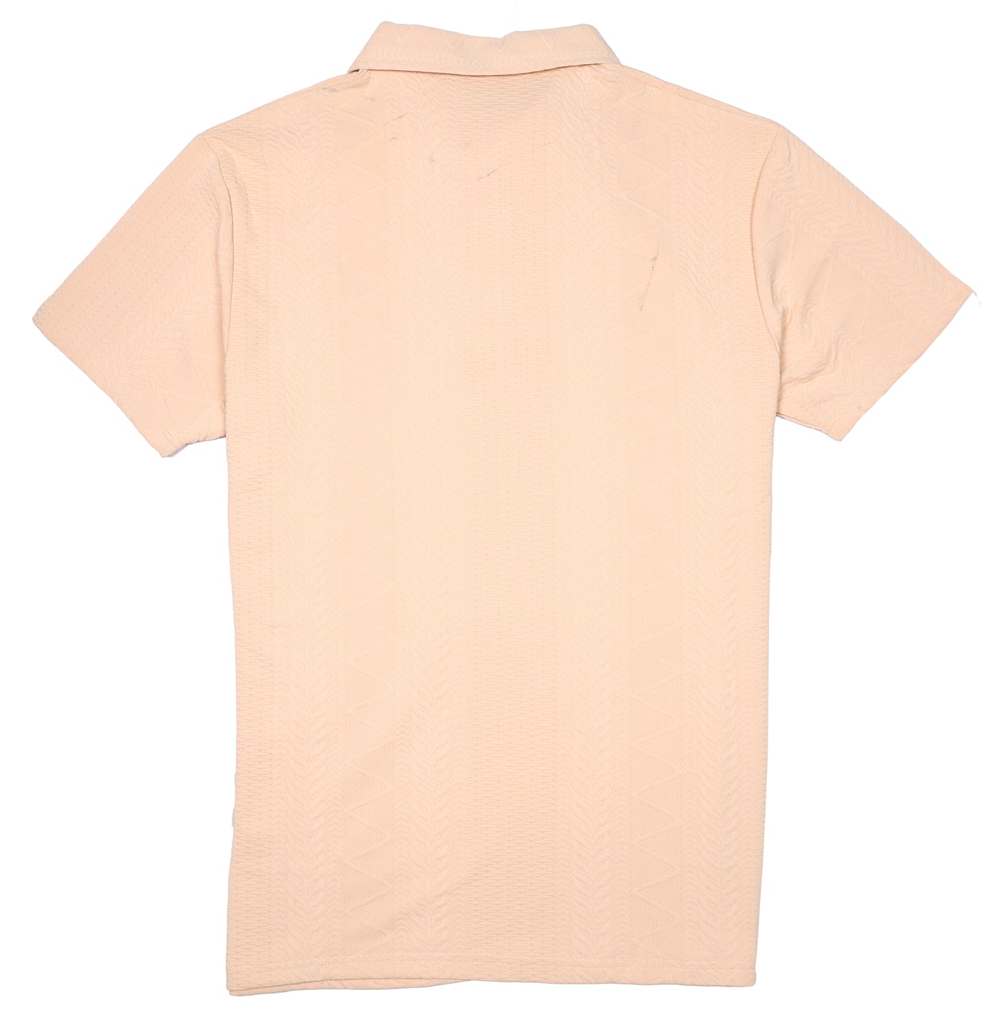 Brooks Brothers Textured Cotton Polo Shirt in Soft Peach