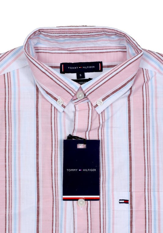 TOMMY HILFIGER Blushing Dawn Tailored Fit Long Sleeve Button-Down Shirt