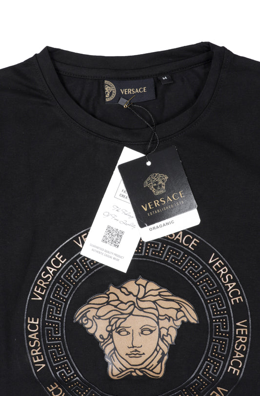 VERSACE Medusa Graphic Organic Cotton T-Shirt