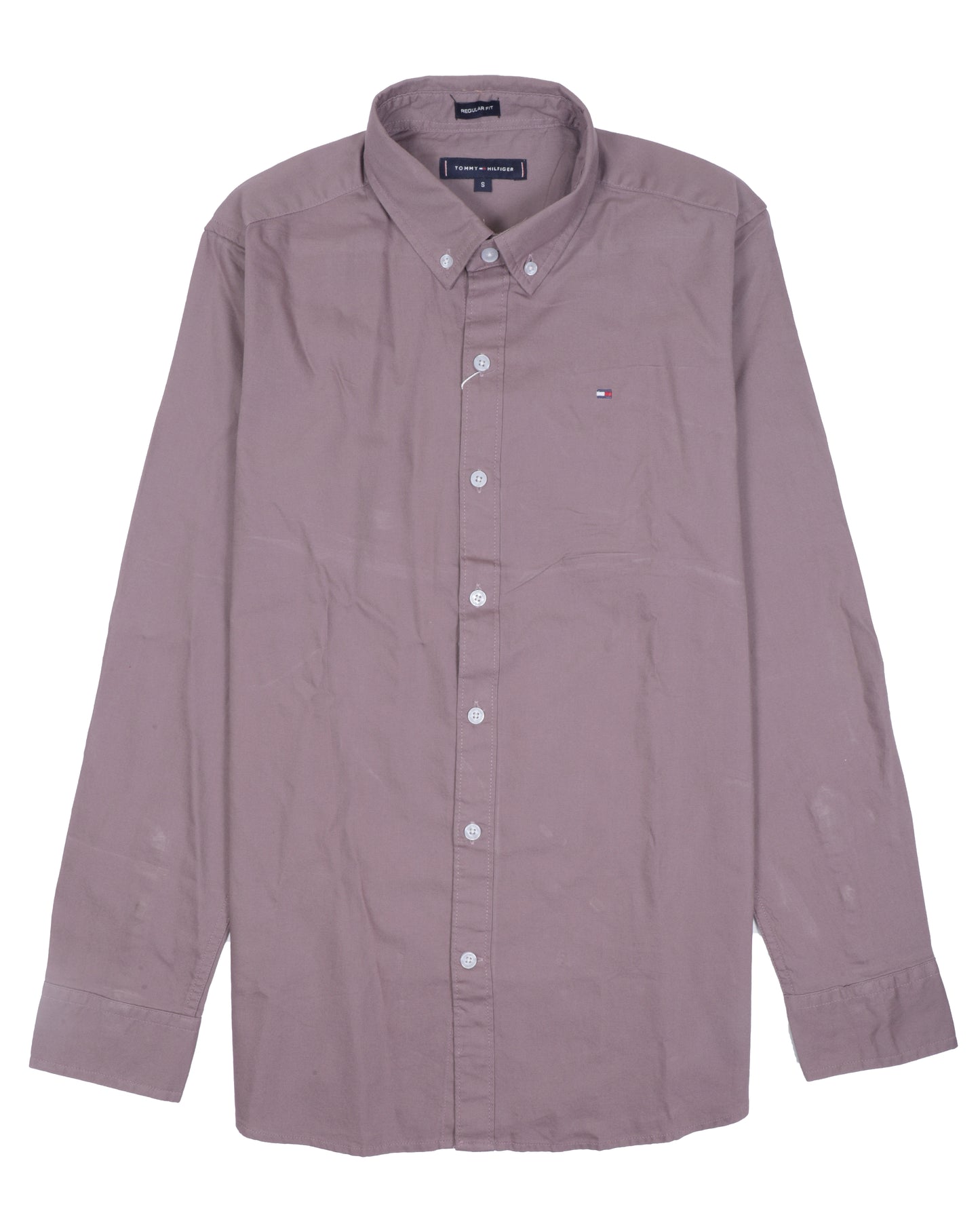 TOMMY HILFIGER Serene Blush Tailored Fit Long Sleeve Button-Down Shirt
