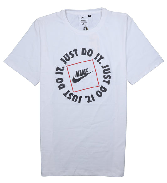 NIKE Ethereal White Bold Graphic Short Sleeve T-Shirt