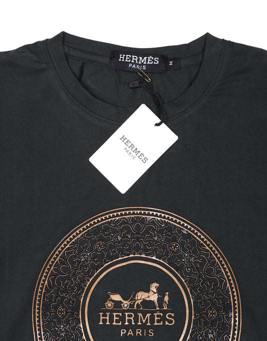 HERMES Paris Iconic Logo Graphic Tee