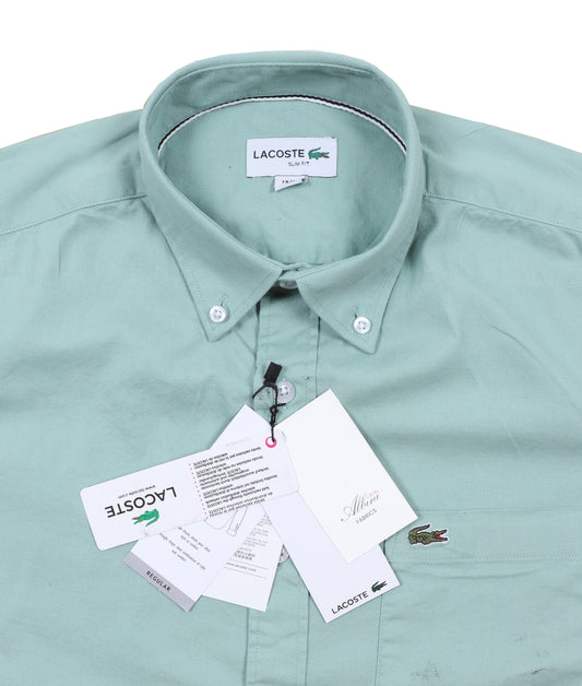 LACOSTE Serene Lagoon Classic Fit Long Sleeve Button-Down Shirt
