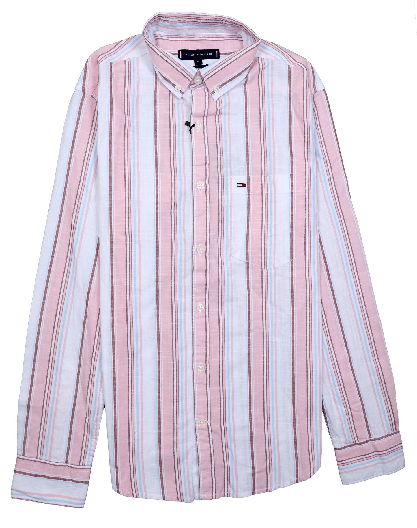 TOMMY HILFIGER Blushing Dawn Tailored Fit Long Sleeve Button-Down Shirt
