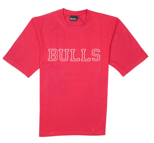 adidas Bulls Graphic Tee - Red