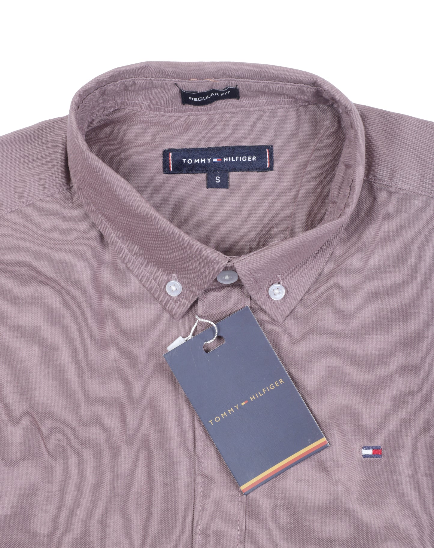 TOMMY HILFIGER Serene Blush Tailored Fit Long Sleeve Button-Down Shirt