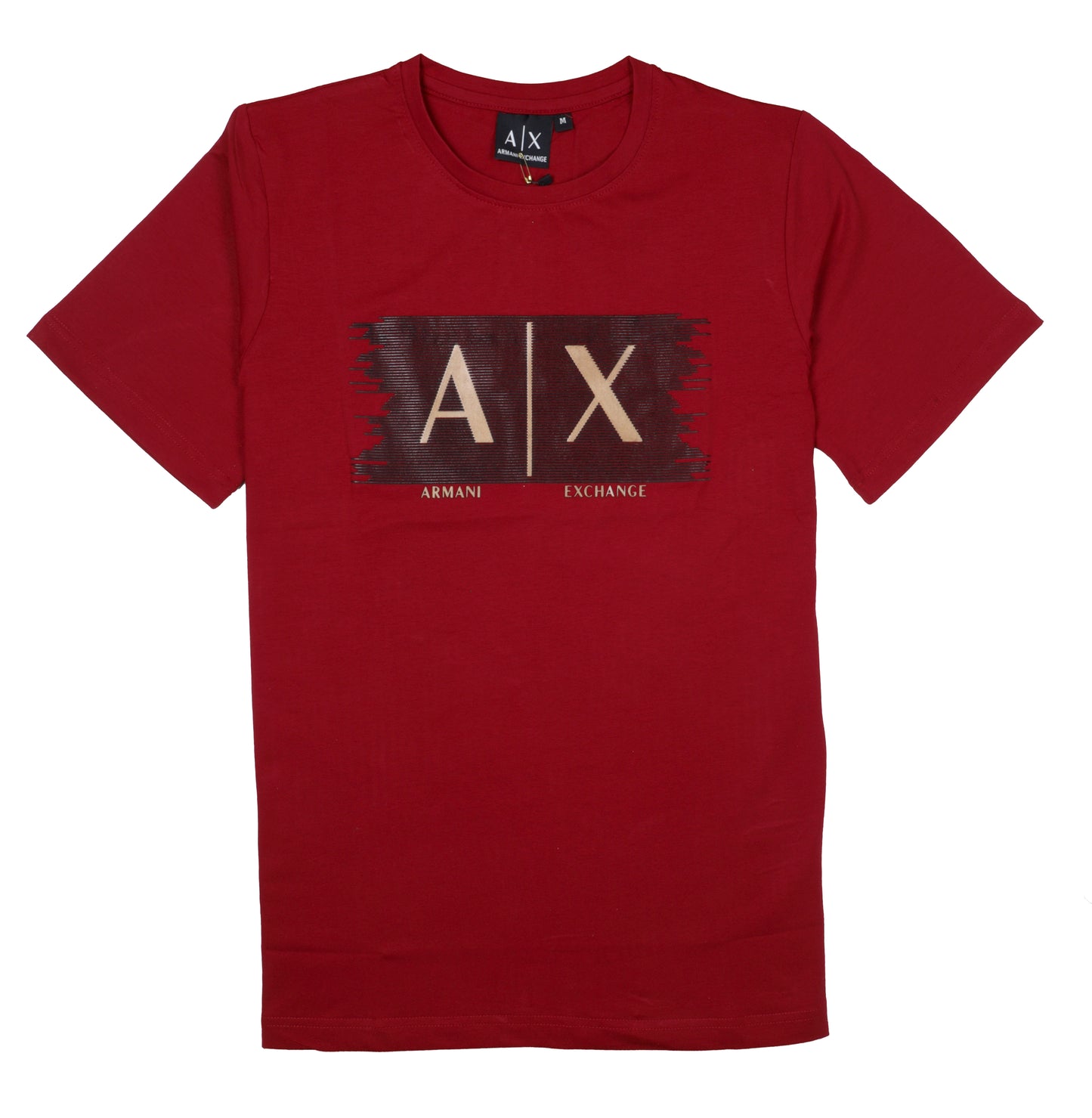 Armani Exchange Graphic Logo T-Shirt in Red